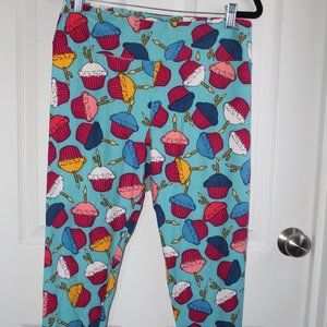LulaRoe TC 4th birthday unicorn leggings